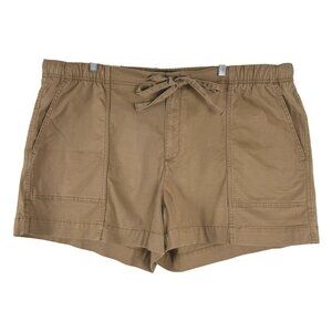 Banana Republic Chino Shorts Womens 2XL Khaki High Rise Cotton Blend NWT SS-2036